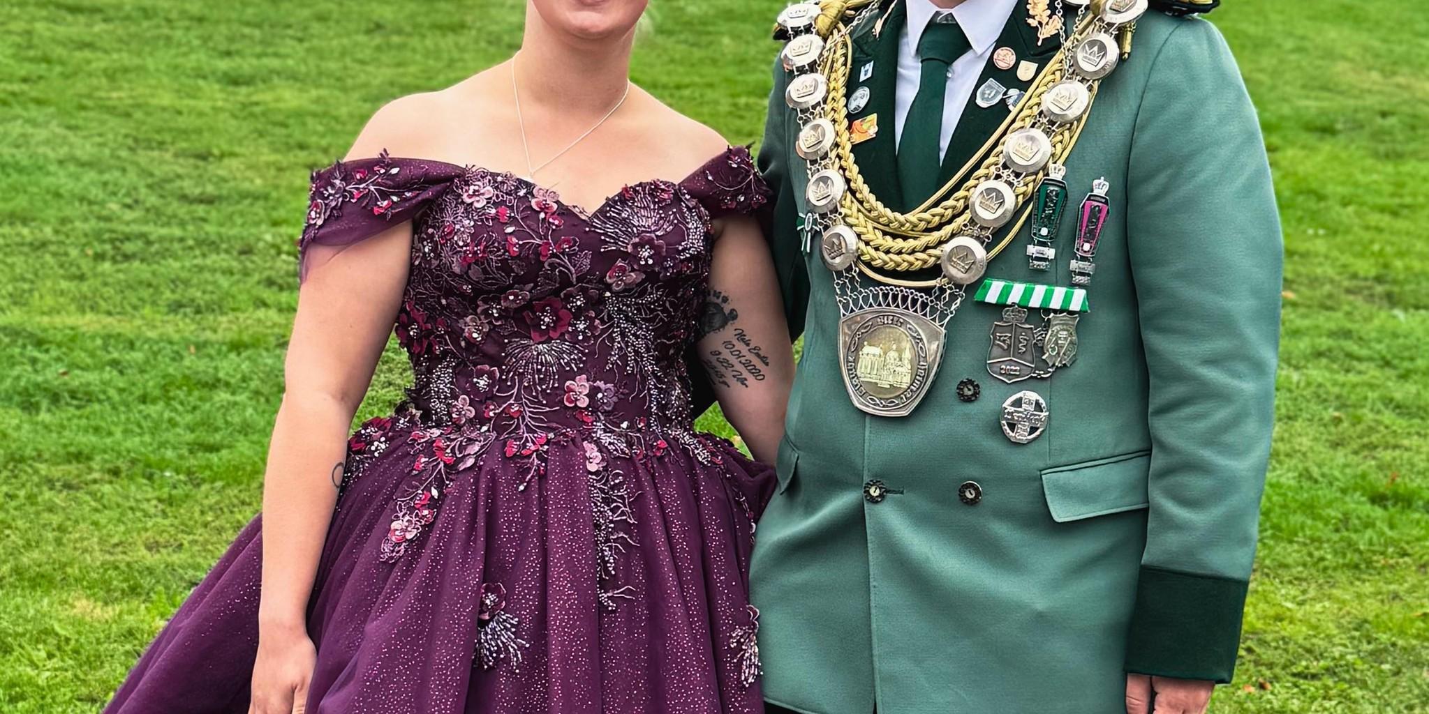 Diözesankönigspaar 2025-2026 Julian Hardt & Lina Fee Frings